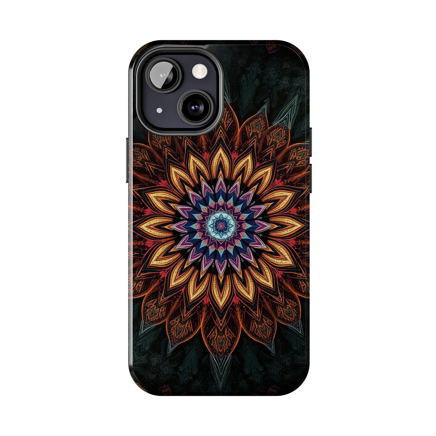 Mystic Mandala Tough Phone Case - Durable Protection with Artistic Design - for iPhone
