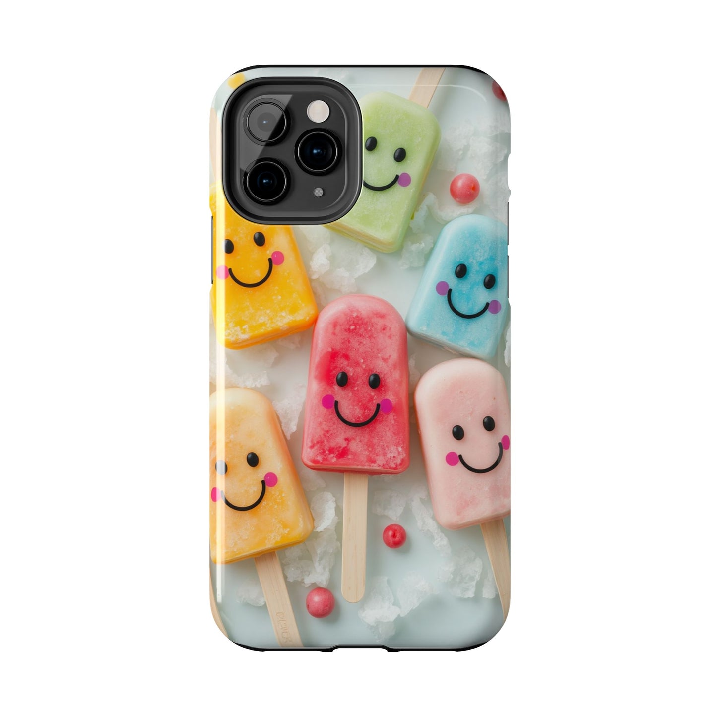 Cute Smile Popsicle Tough Phone Case - Fun Protection for Your Device