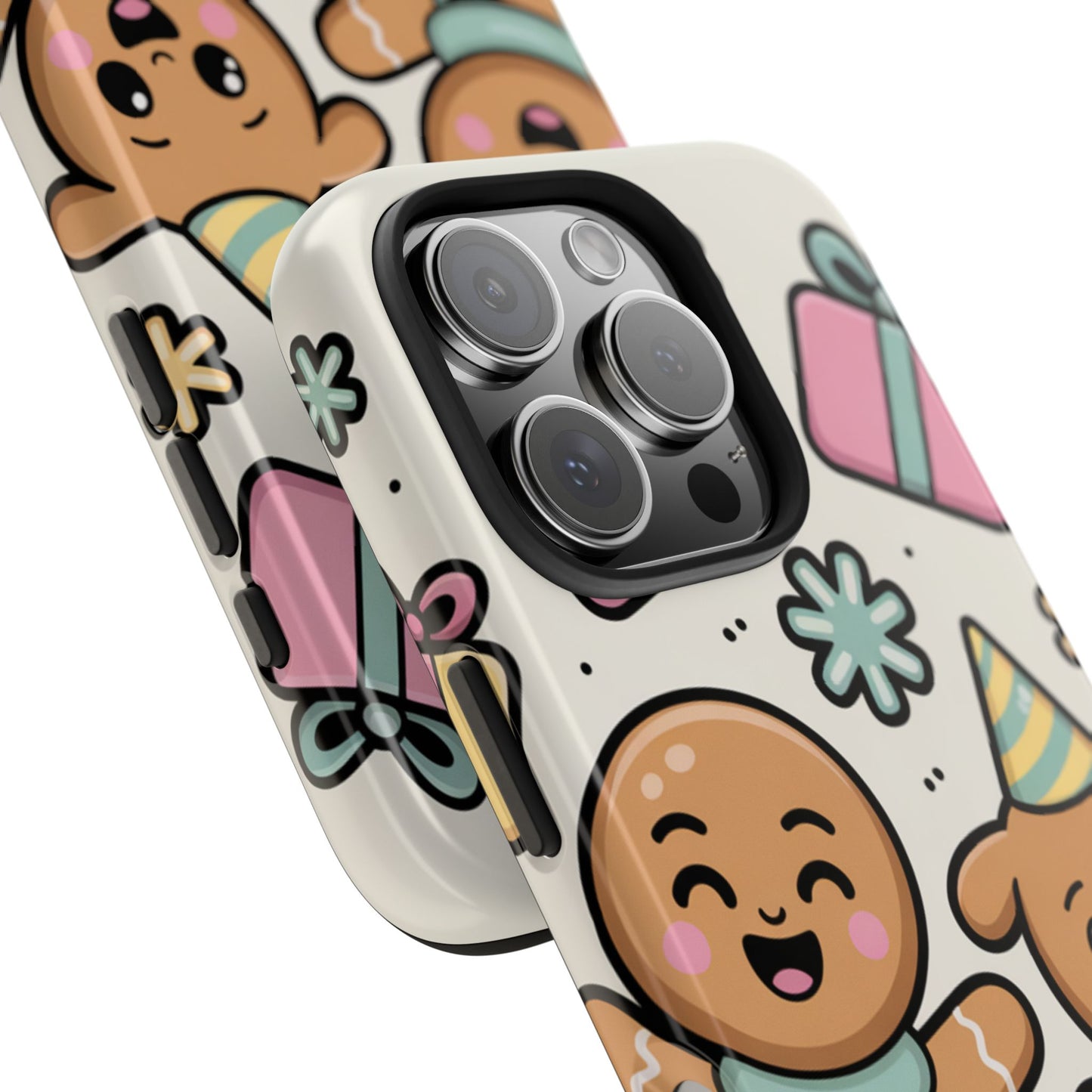 Gingerbread Family Dancing Holiday Phone Case