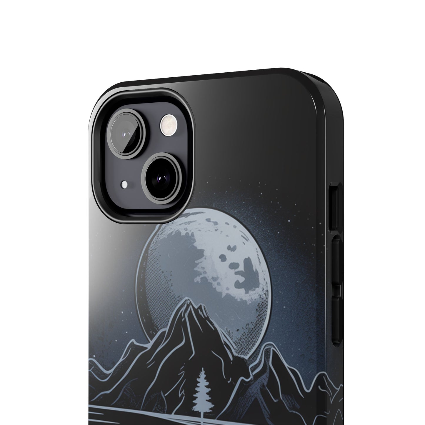 Moonlit Mountain Tough Phone Case Dark Fantasy