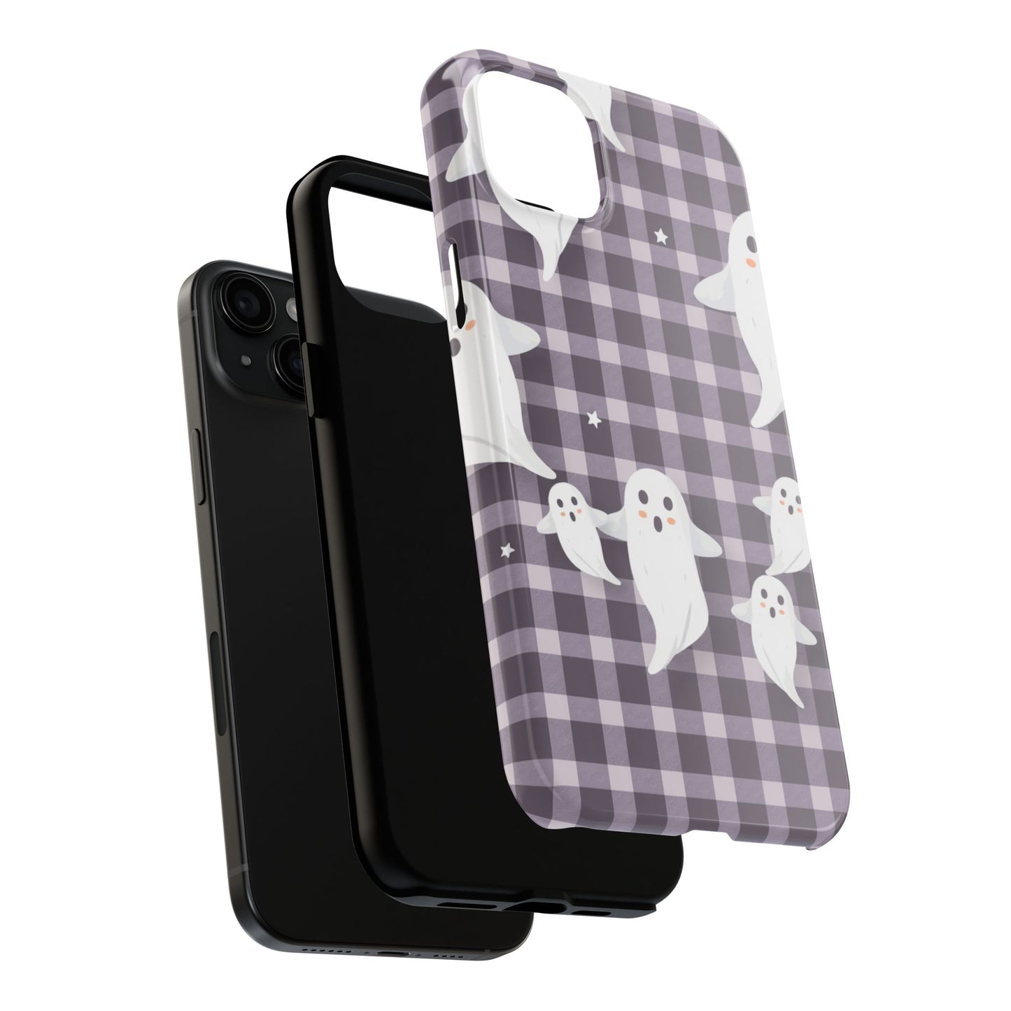 Cute Ghosts Tough Phone Case - Whimsical Halloween Design for Spooky Vibes