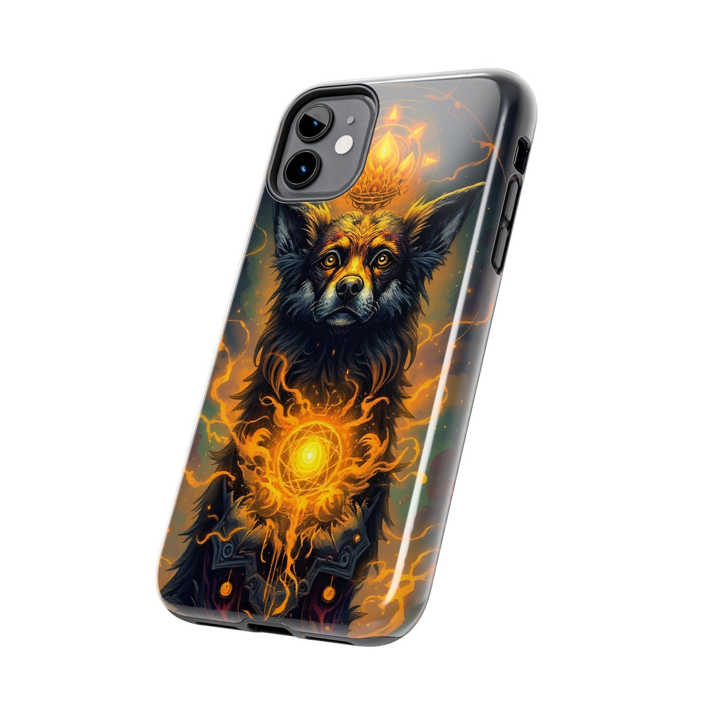 Mystical Dog of Light - Tough Phone Case - Durable Protection with Inspired Artwork - for iPhone