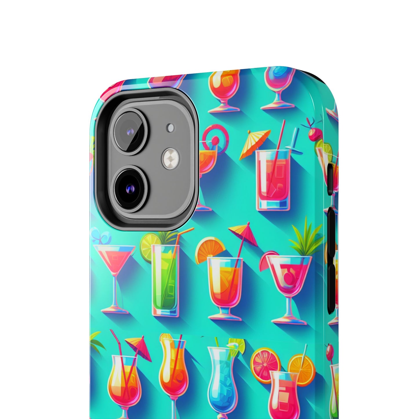 Cocktail Party Phone Case - Fun & Colorful Design for Summer Vibes - for iPhone