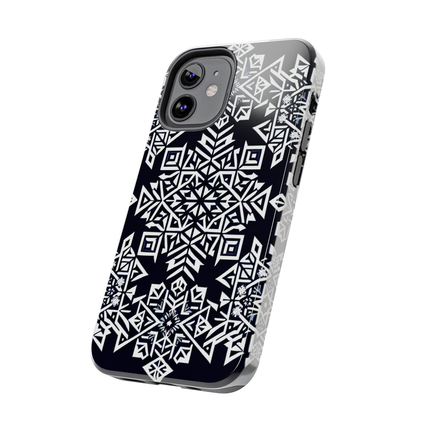 Winter Wonderland Tough Phone Case - Digital Snowflake - for iPhone