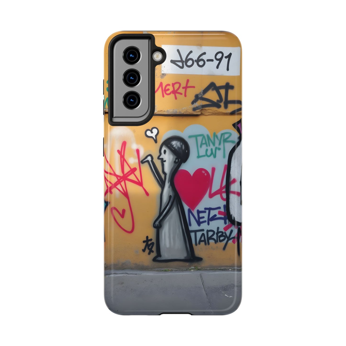 Urban Cupid Graffiti Tough Phone Case - Durable Protection with Street Art Vibe - for iPhone