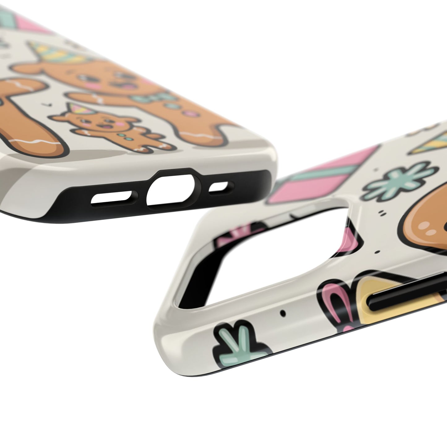 Gingerbread Family Dancing Holiday Phone Case