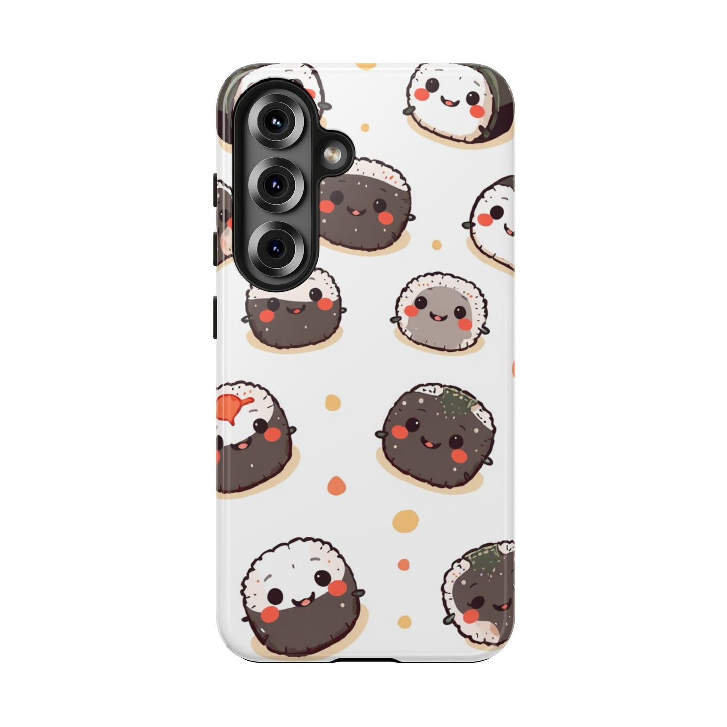 Cute Sushi Tough Phone Case - Kawaii Design for Food Lovers
