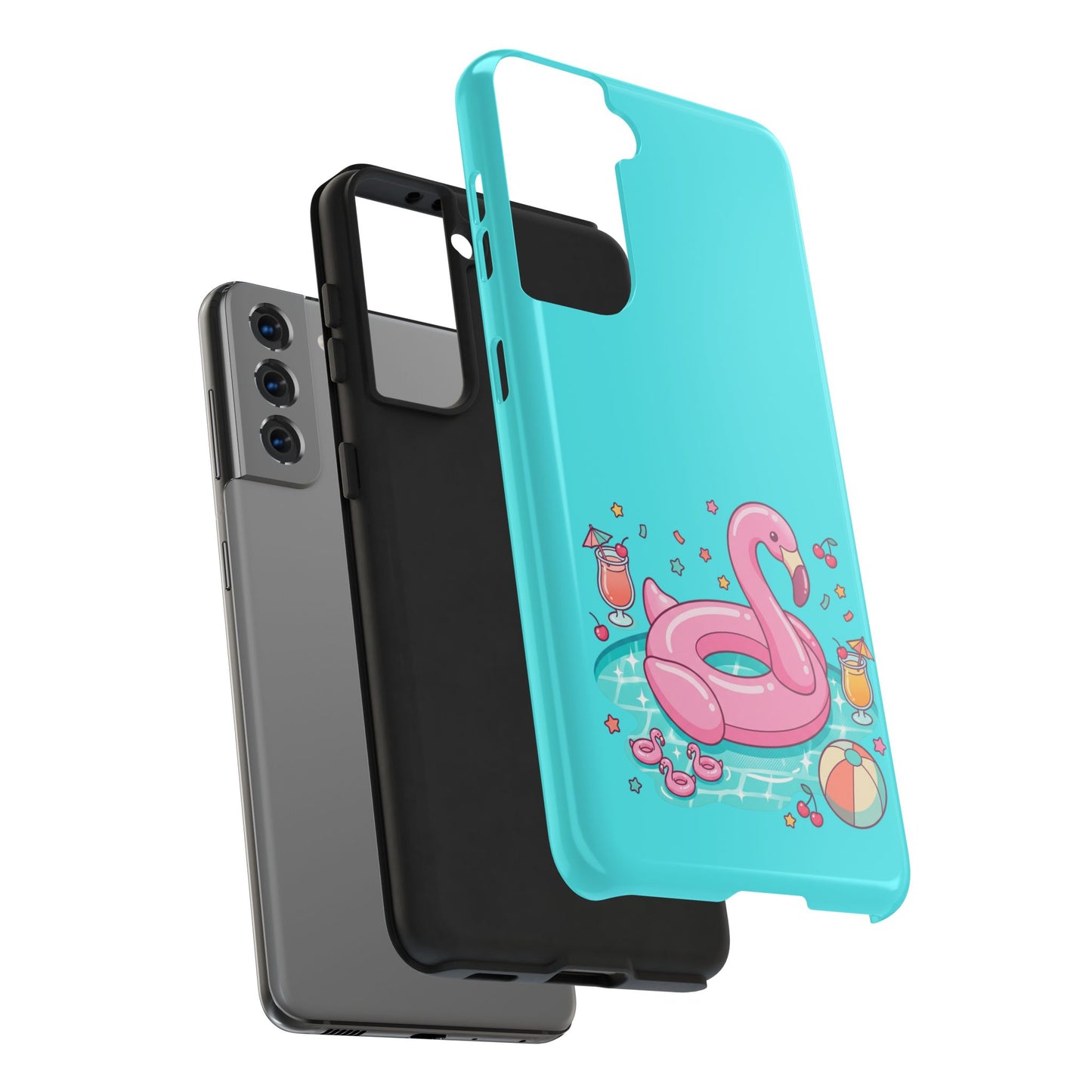 Flamingo Pool Party iPhone Case