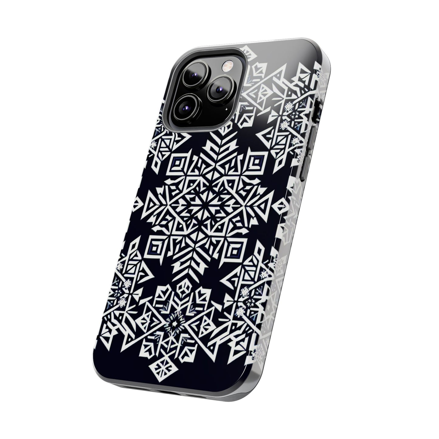 Winter Wonderland Tough Phone Case - Digital Snowflake - for iPhone