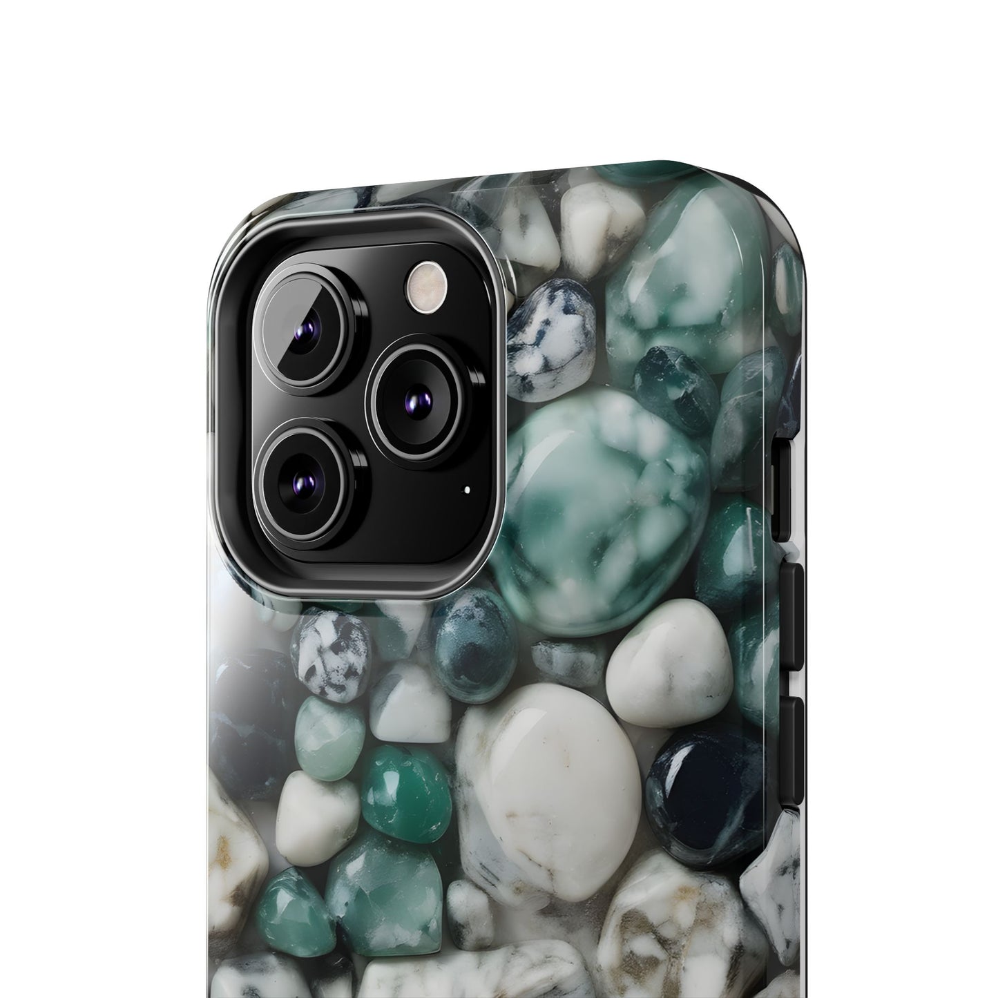 Small Rocks Pattern Tough Phone Case - Stylish & Durable Protection - for iPhone