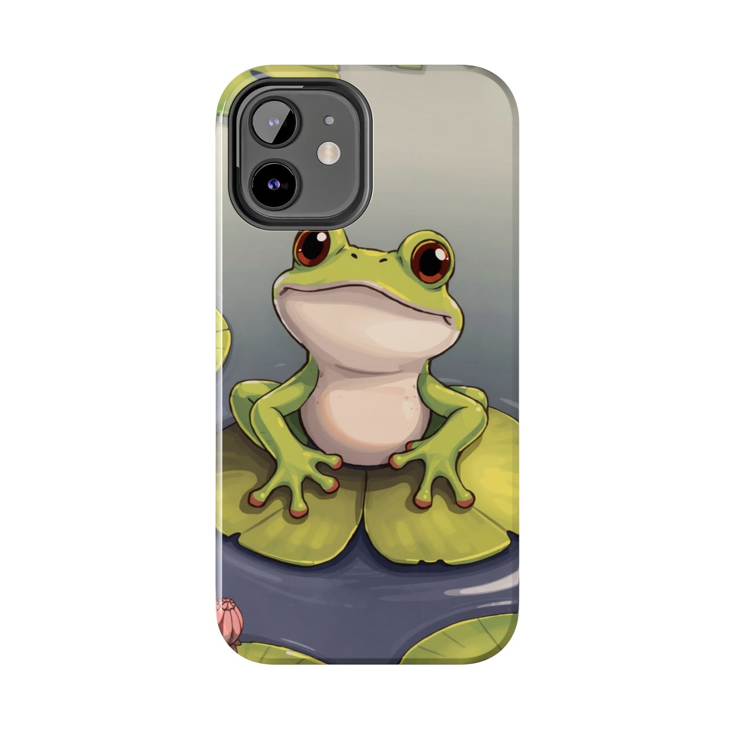 Cute Frog Tough Phone Case - Durable Protection with Nature Vibe