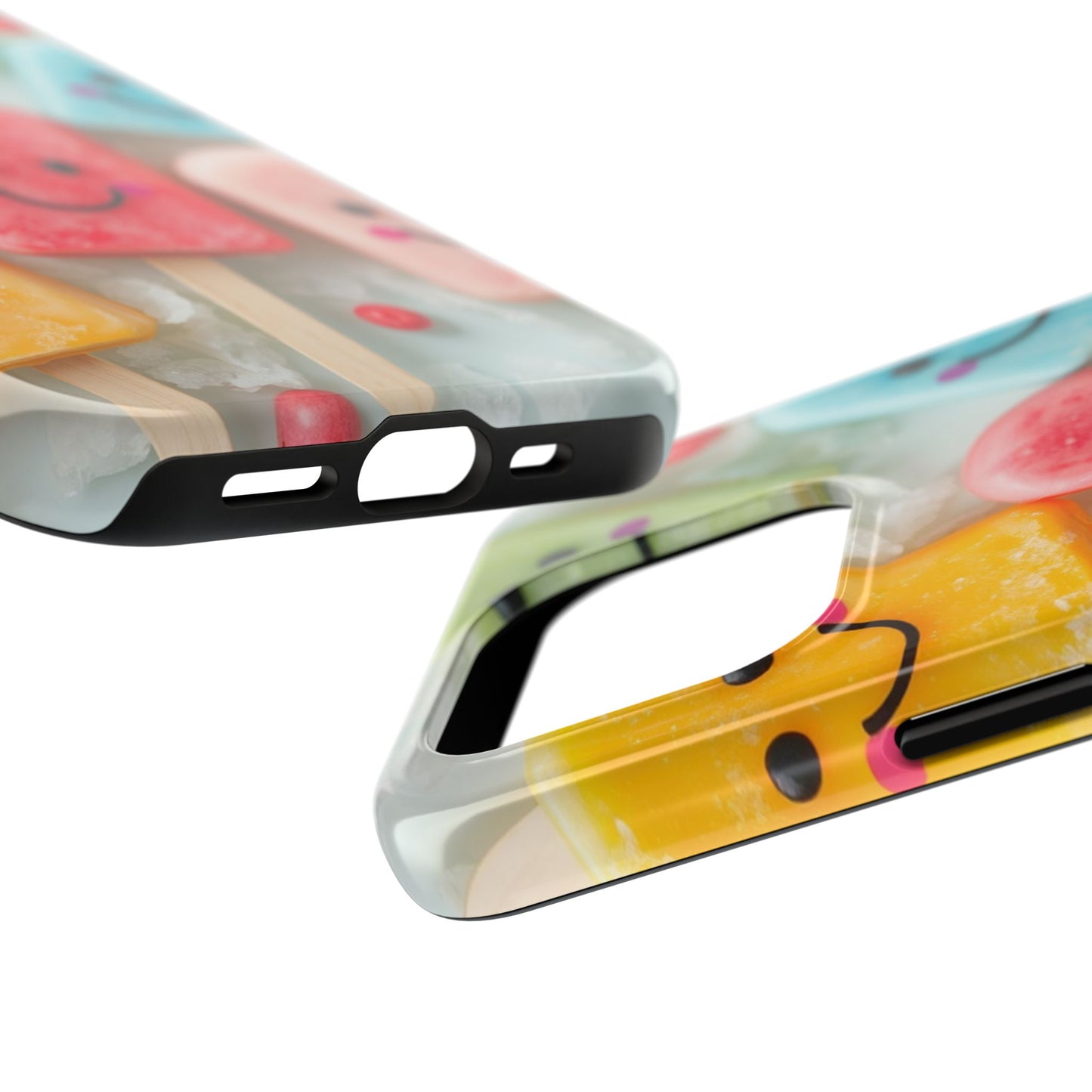 Cute Smile Popsicle Tough Phone Case - Fun Protection for Your Device