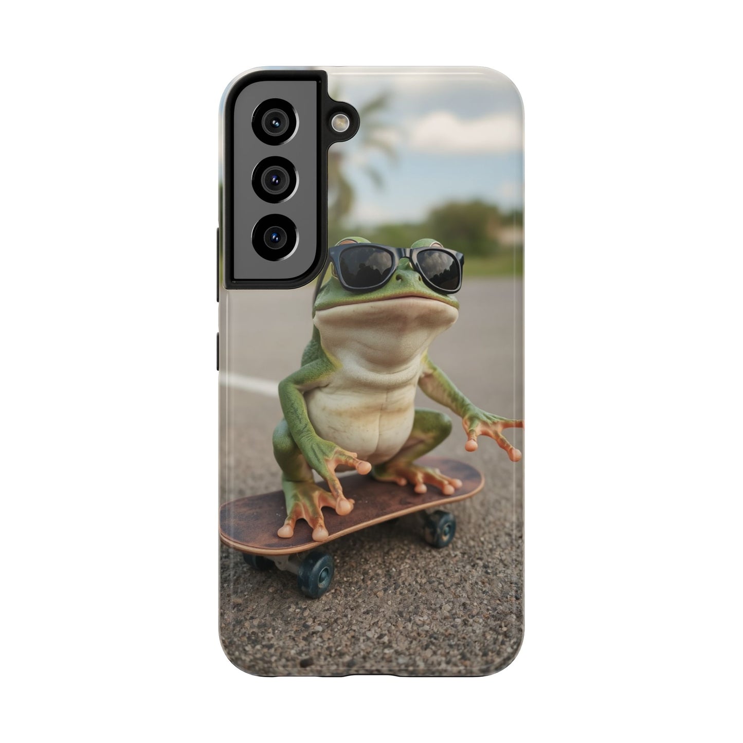 Cool Frog Skateboard Phone Case - Tough and Stylish Protection