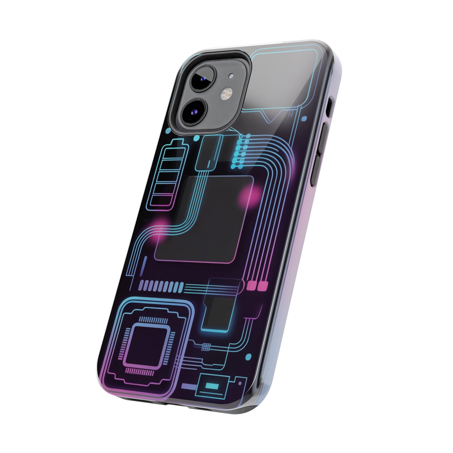 Cyberpunk Circuits Tough Phone Case
