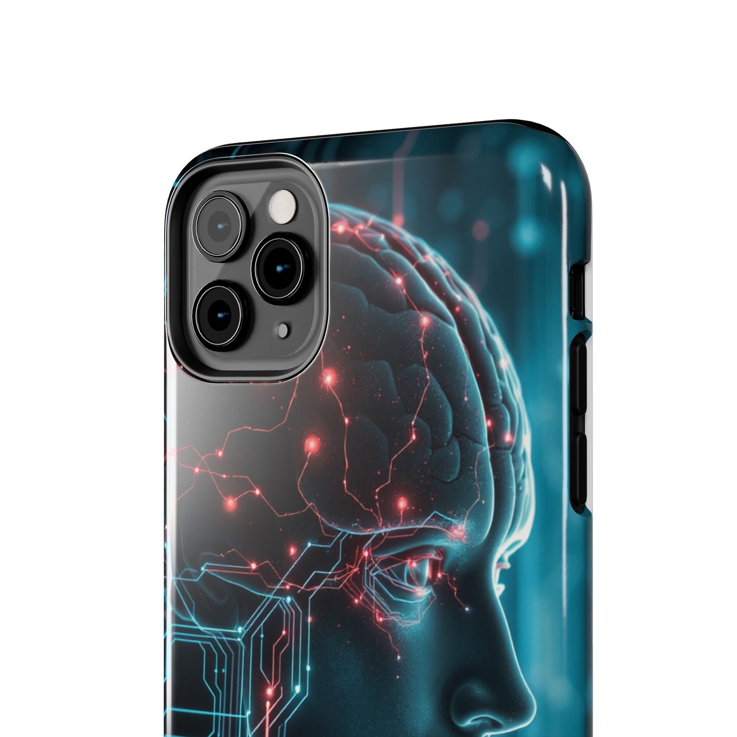 Futuristic Brain Design Tough Phone Case