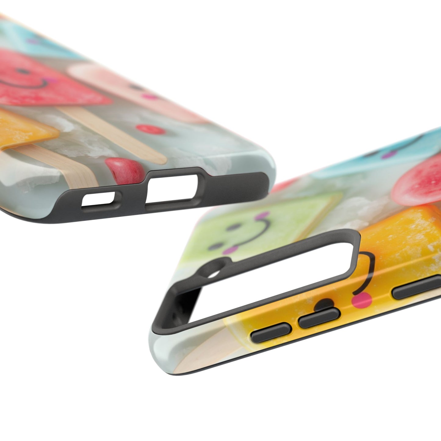 Cute Smile Popsicle Tough Phone Case - Fun Protection for Your Device