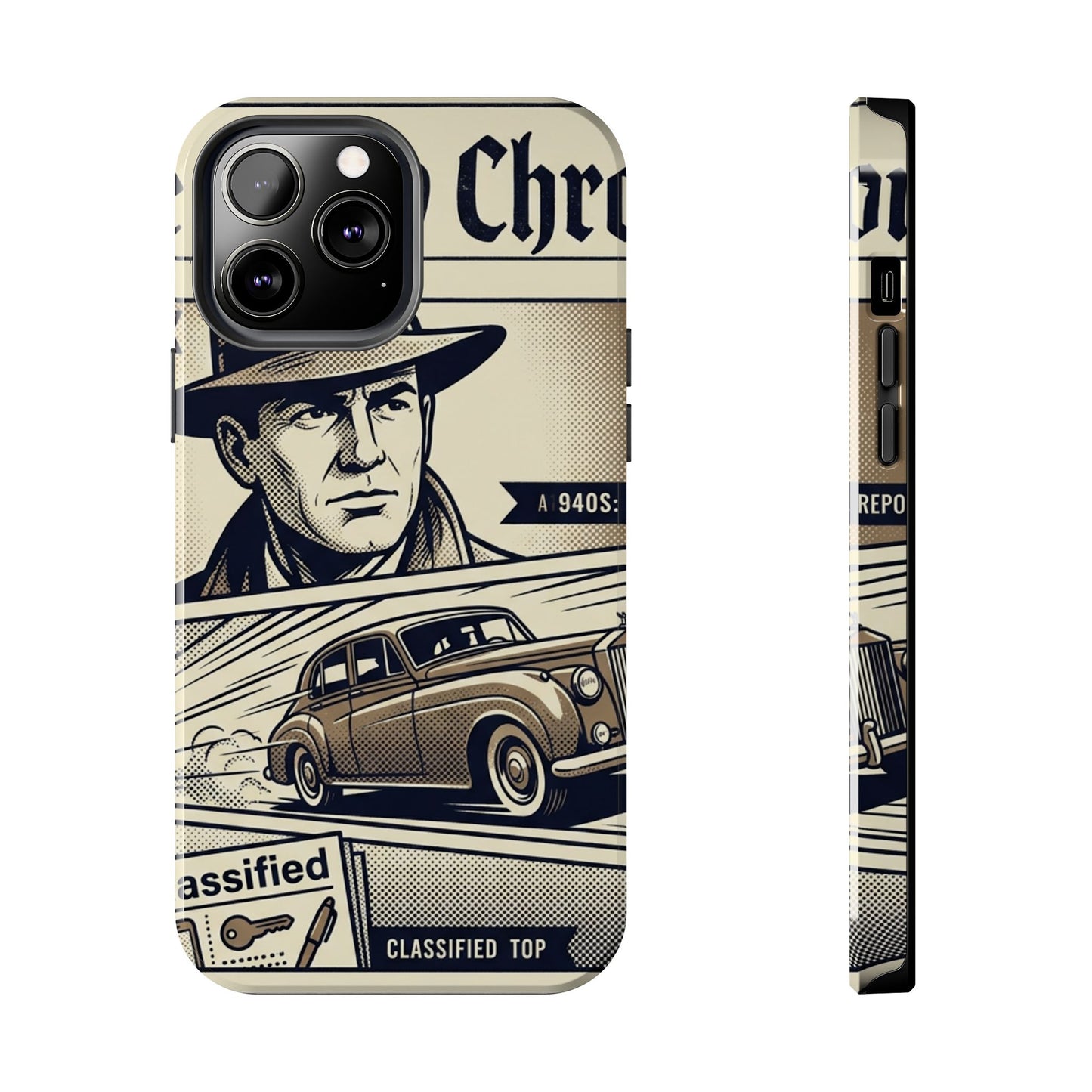 Old Newspaper Tough Phone Case