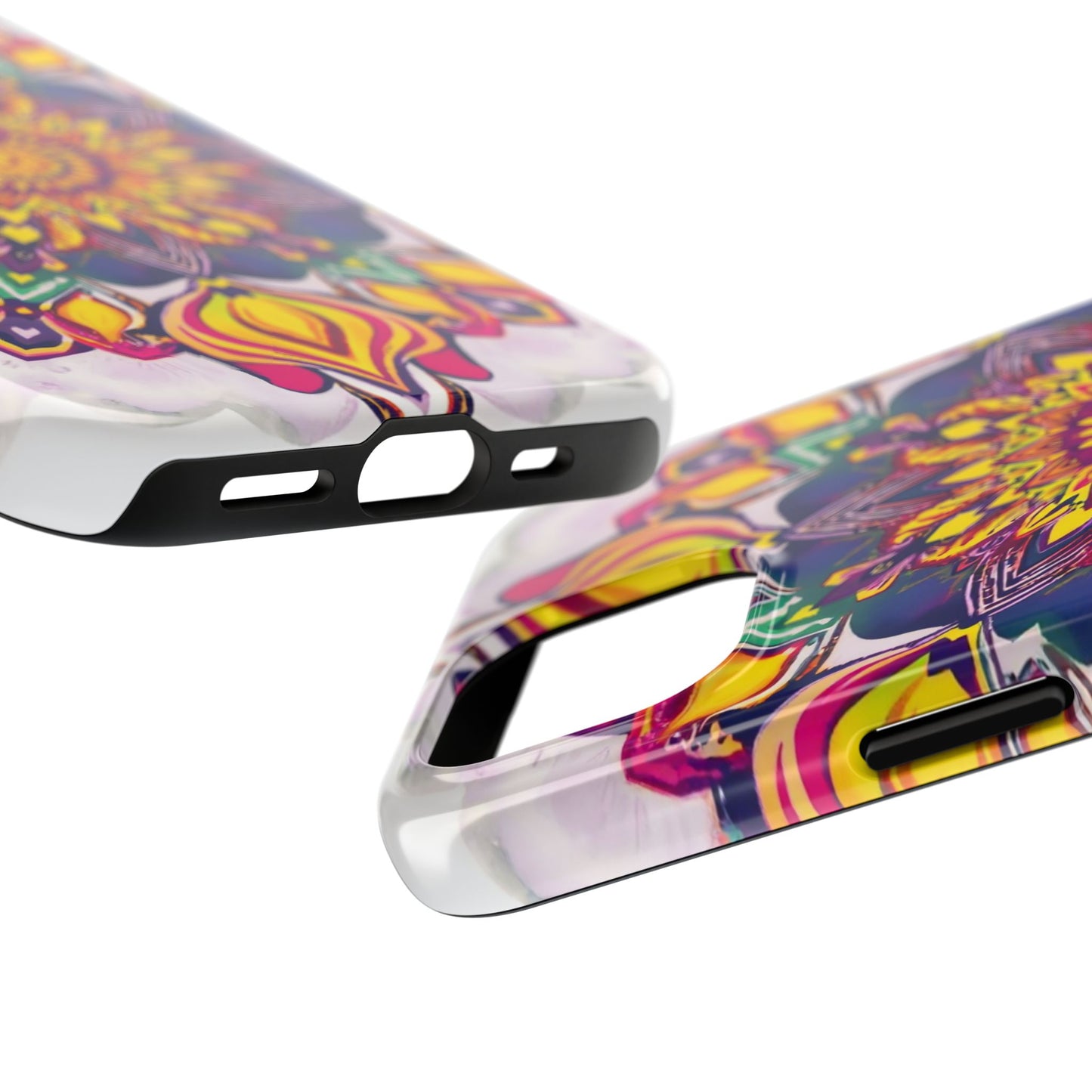 Vibrant Mandala Tough Phone Case - Boho Style Protection - for iPhone