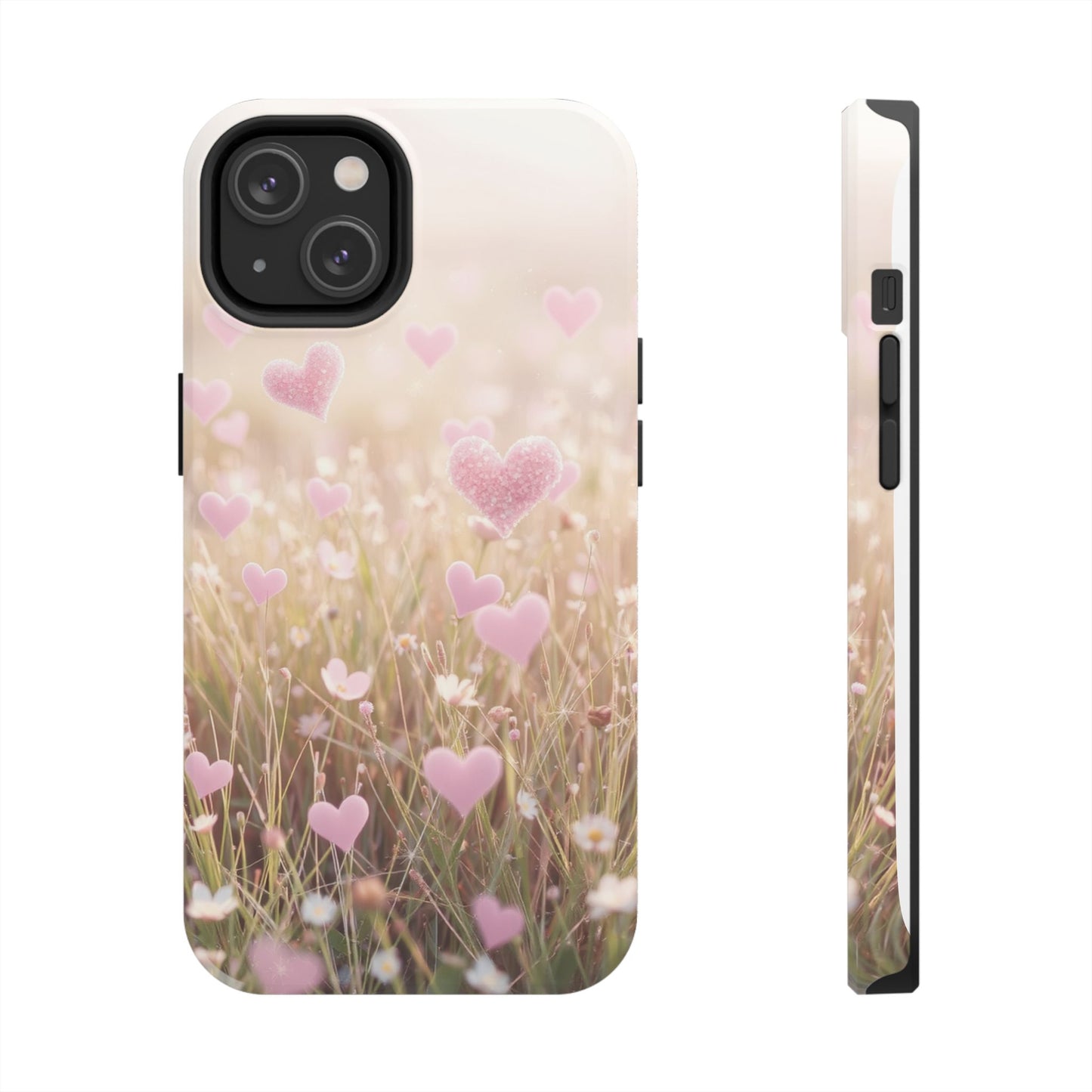 Romantic Hearts Tough Phone Case - Perfect for Lovers and Celebrations