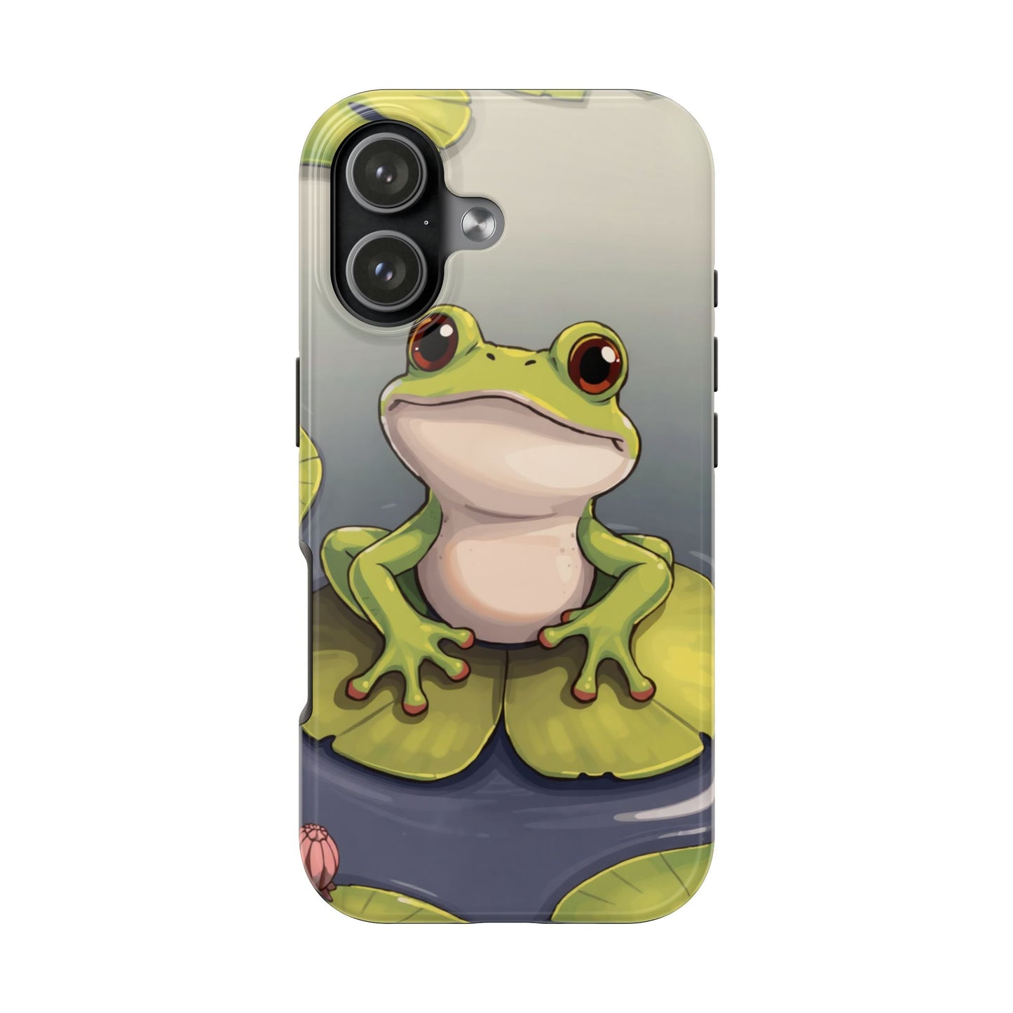 Cute Frog Tough Phone Case - Durable Protection with Nature Vibe