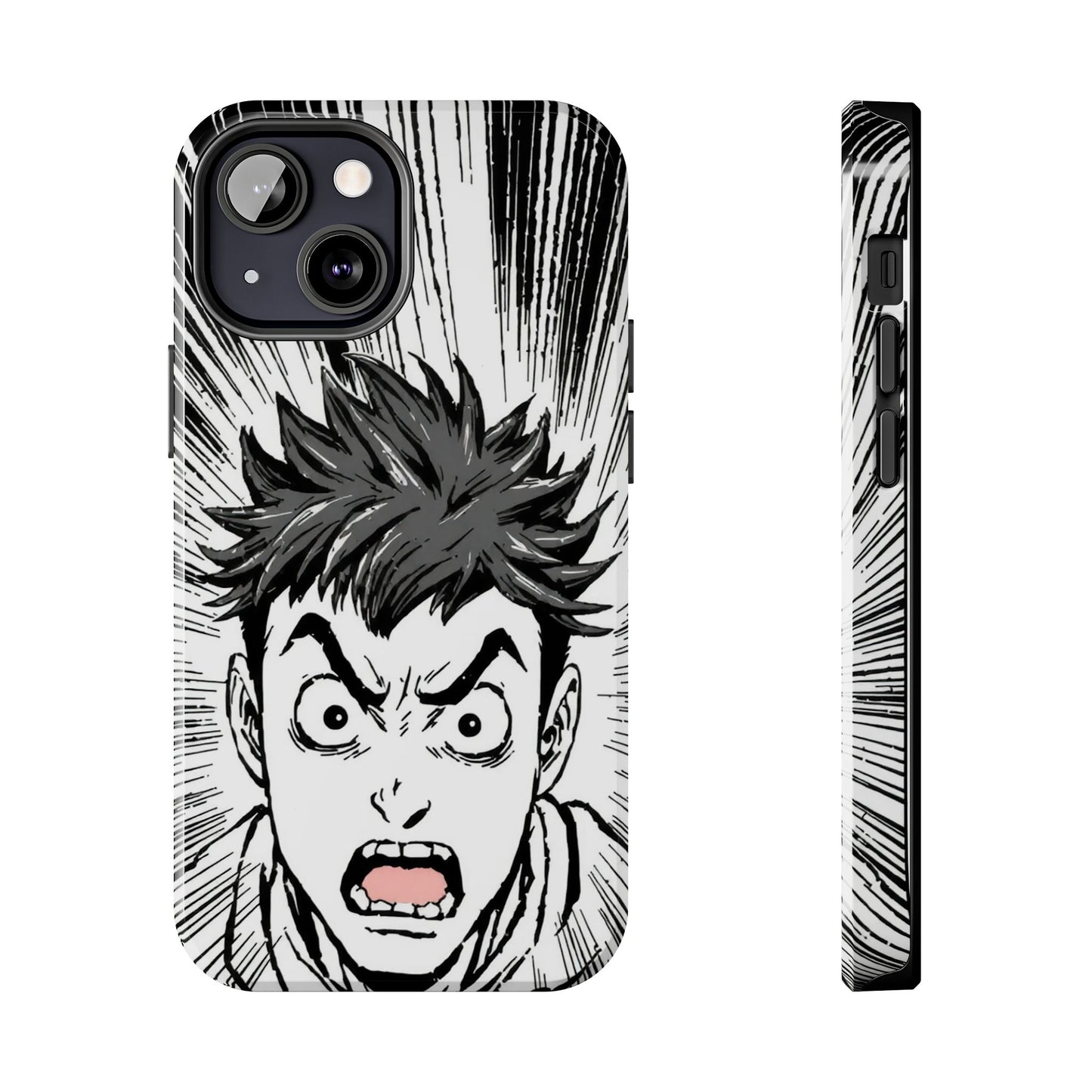Intense Graphic Phone Case - Tough Design for Anime Fans
