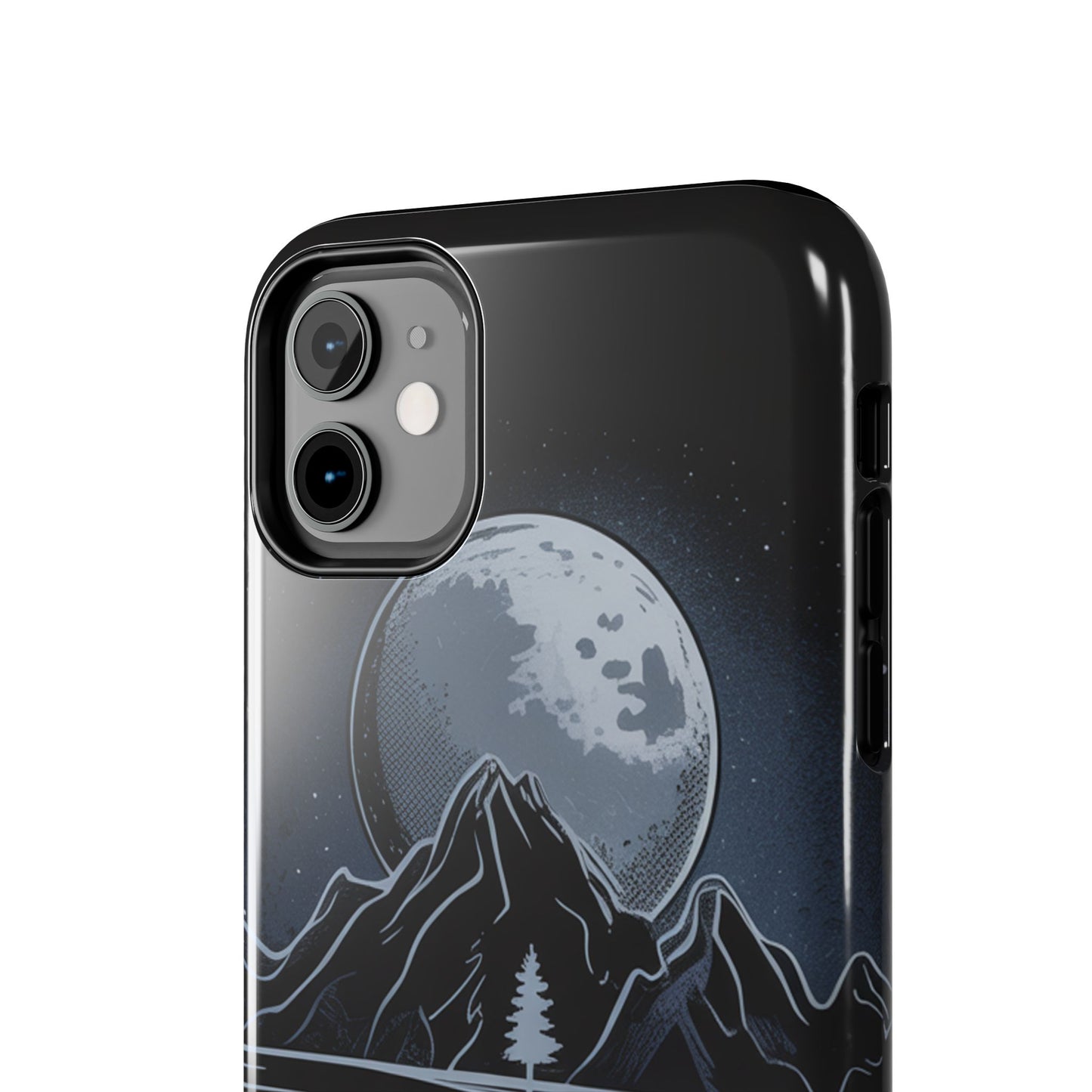 Moonlit Mountain Tough Phone Case Dark Fantasy