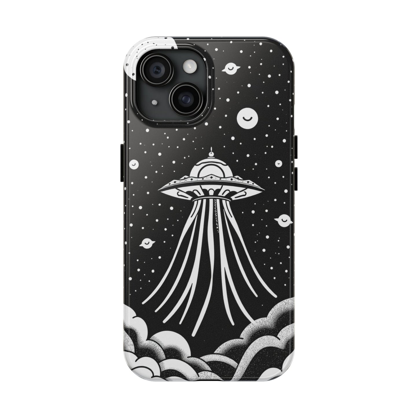 Galaxy UFO Tough Phone Case - Durable Protection with Unique Space Design
