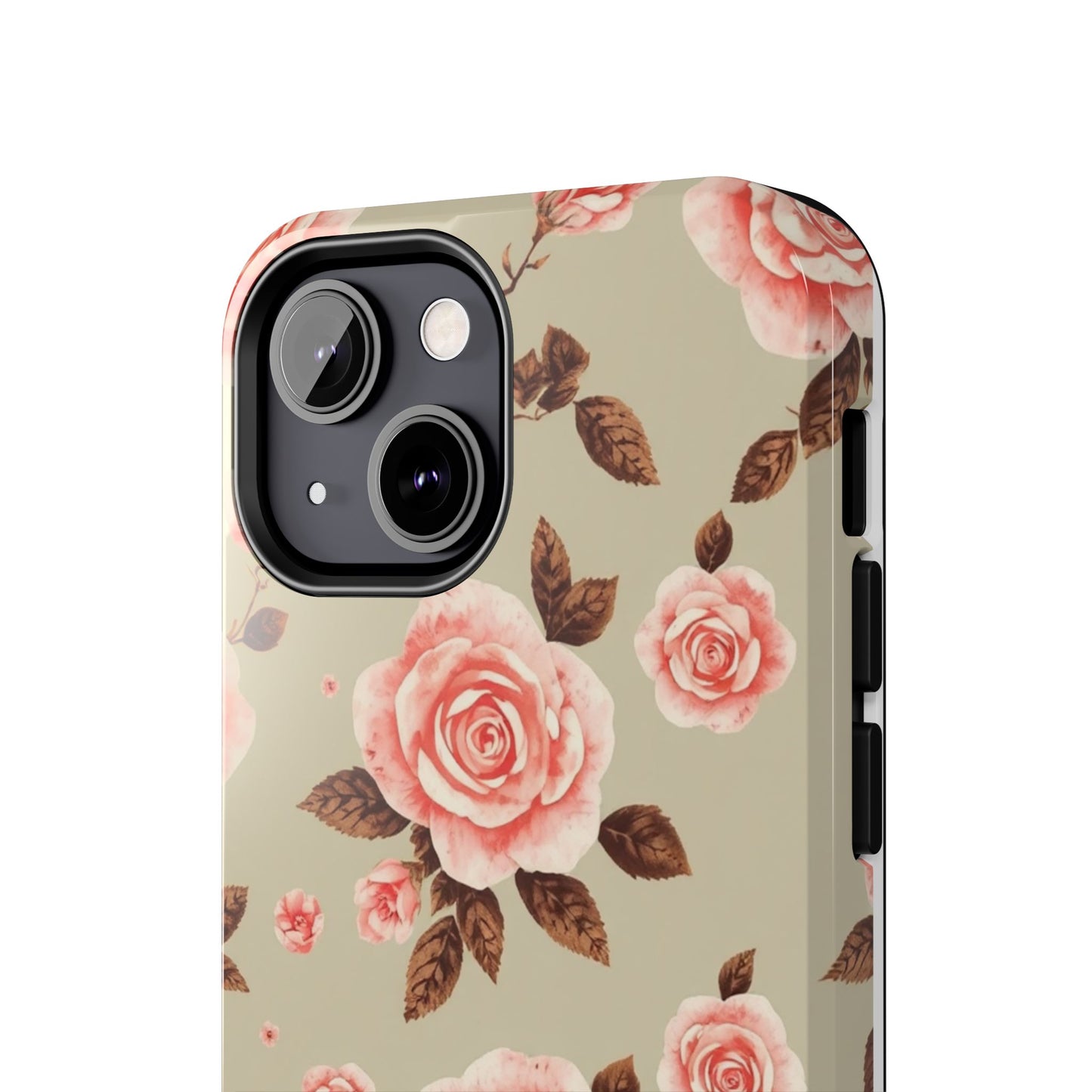 Elegant Floral Tough Phone Case for Stylish Protection - for iPhone