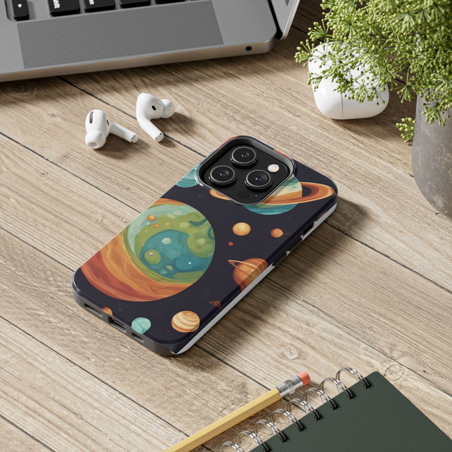 Cosmic Planet Phone Case - Durable Tough Protector for Space Lovers - for iPhone