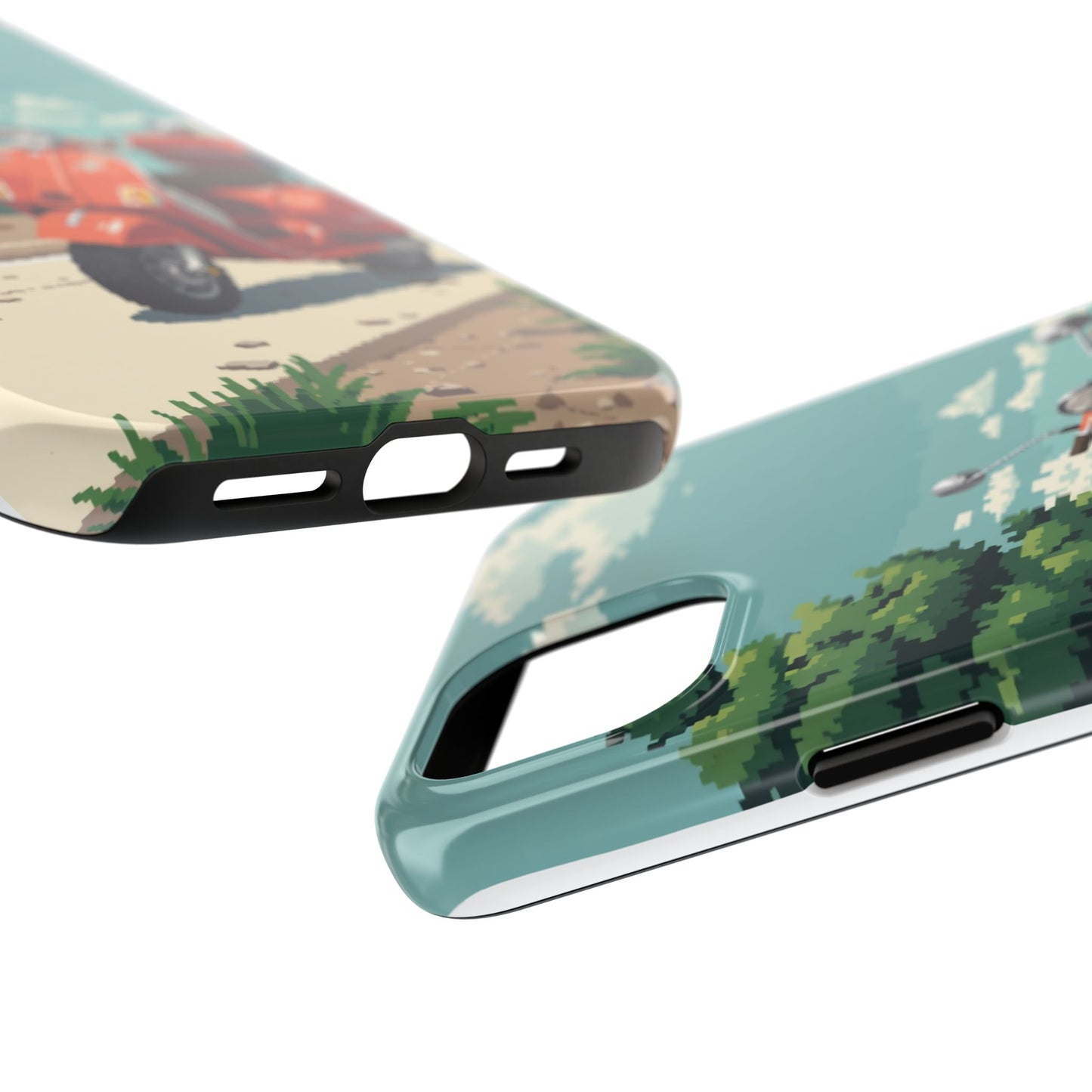 Retro Scooter Phone Case - Tough & Stylish Protection
