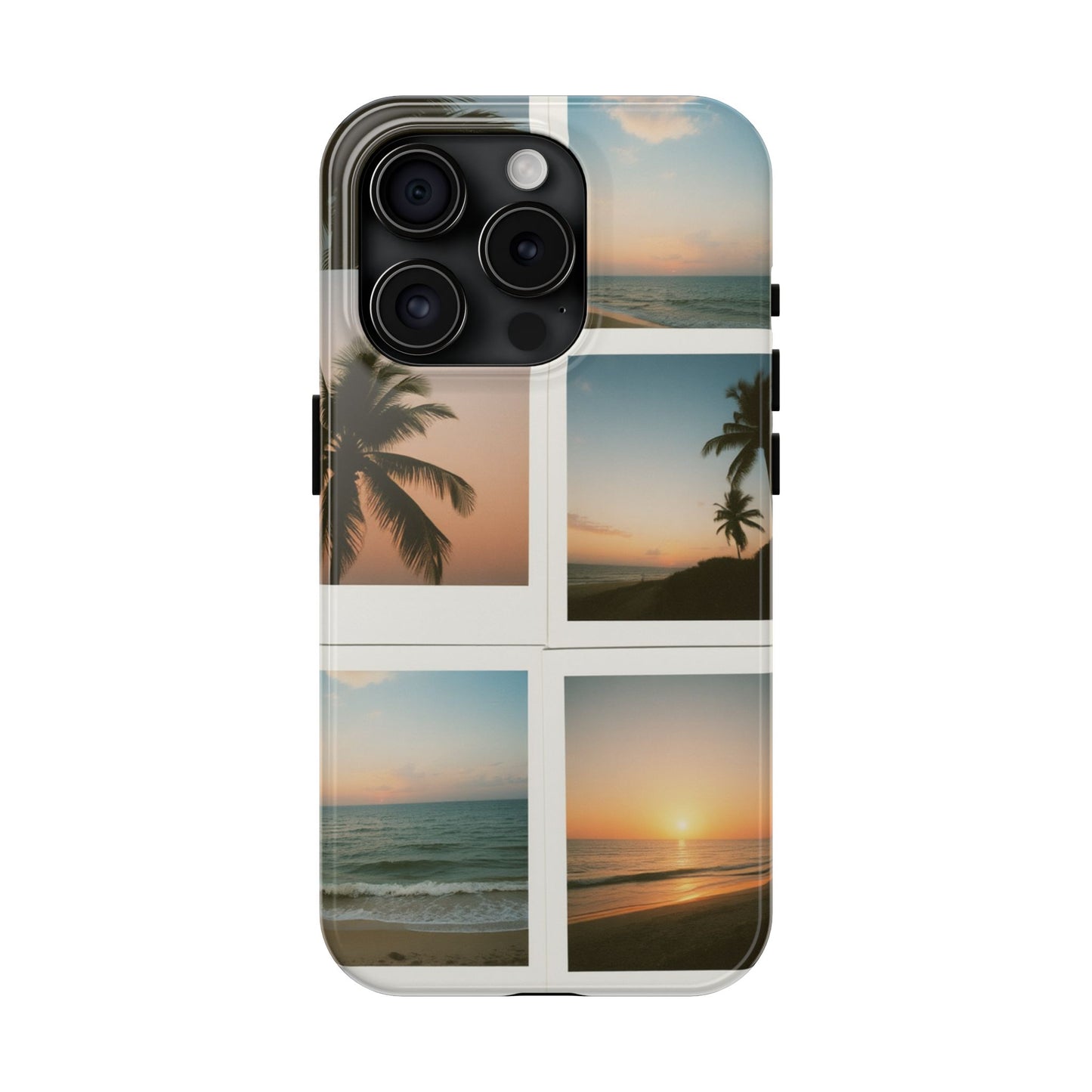 Tropical Sunset Tough Phone Case - Beach Vibes for Summer Adventures