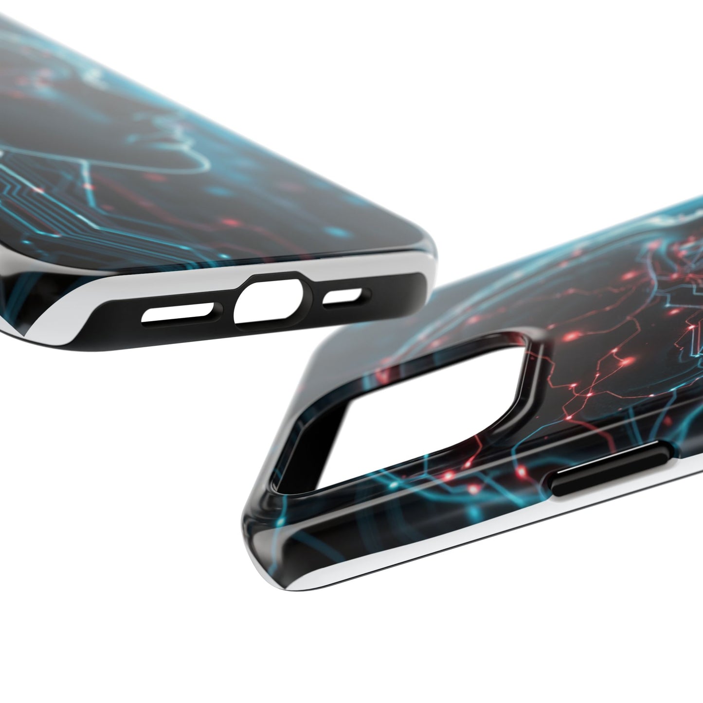 Futuristic Brain Design Tough Phone Case