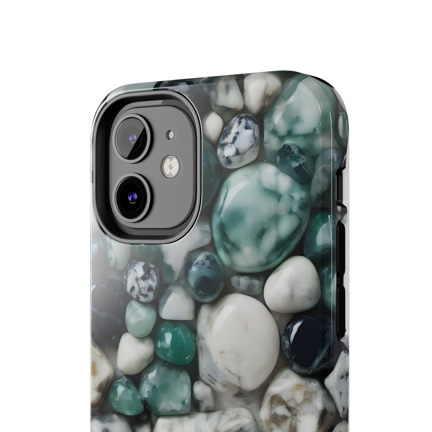 Small Rocks Pattern Tough Phone Case - Stylish & Durable Protection - for iPhone