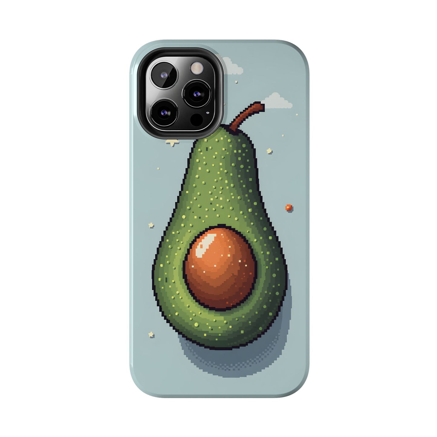 Pixel Avocado Tough Phone Case - Perfect for Foodies & Nature Lovers - for iPhone