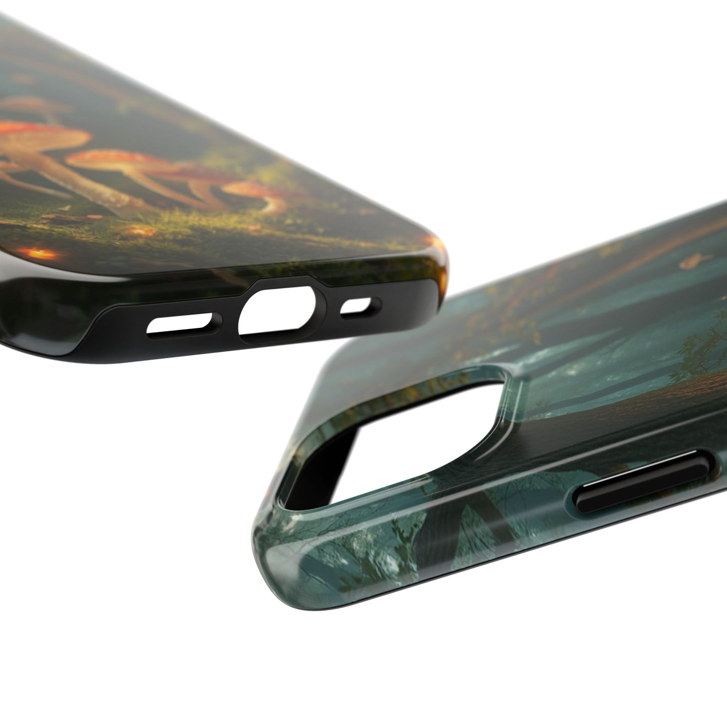 Whimsical Mushroom Tough Phone Case - Forest Fantasy Design