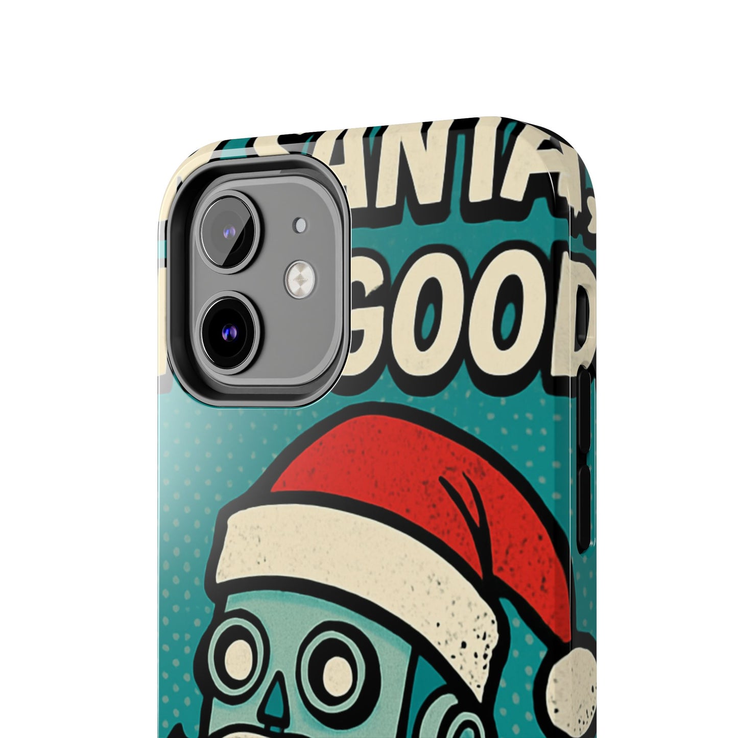 Santa Robot Phone Case - Durable Tough Design for Holidays