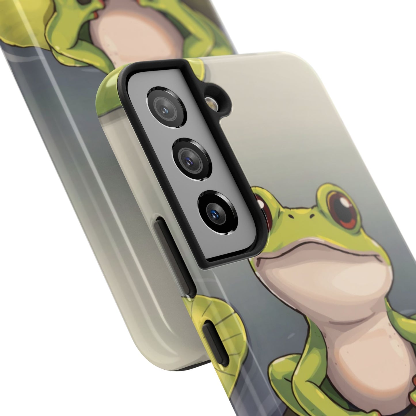 Cute Frog Tough Phone Case - Durable Protection with Nature Vibe