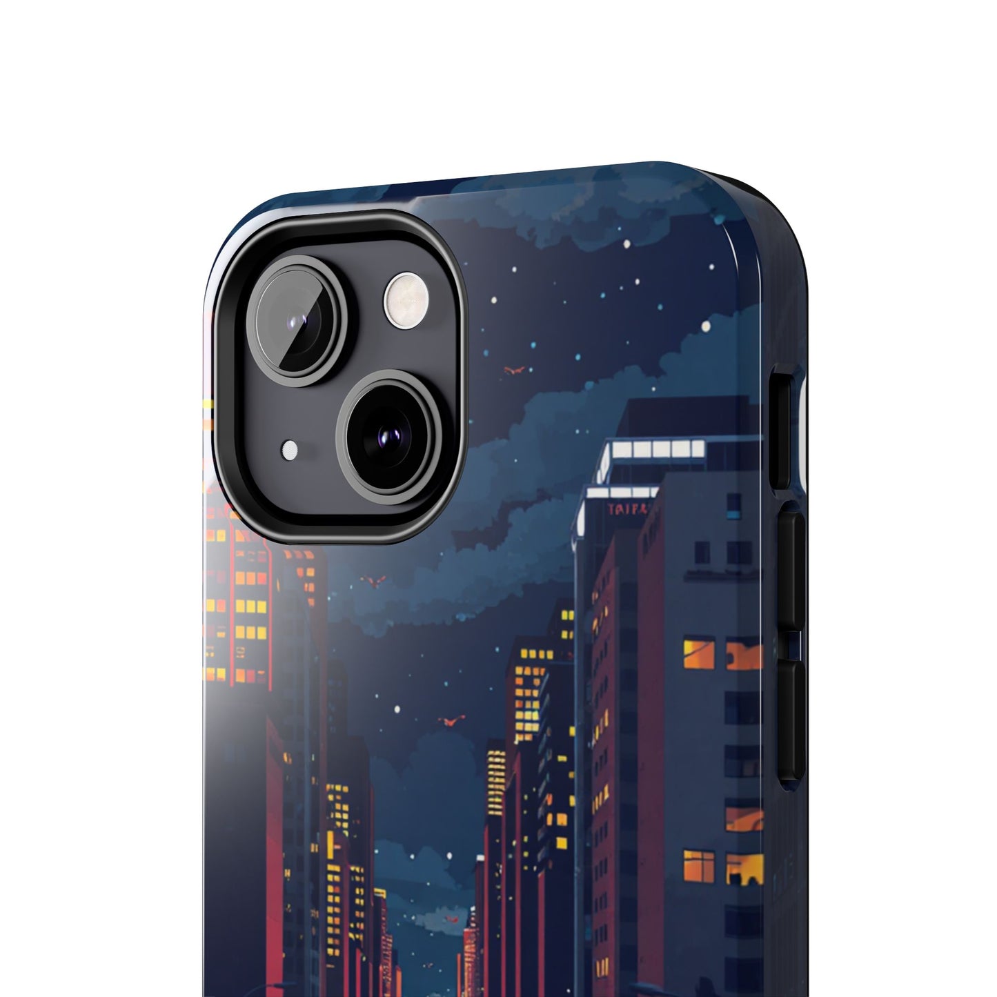 Urban Nightlife Tough Phone Case - Durable & Stylish Protection