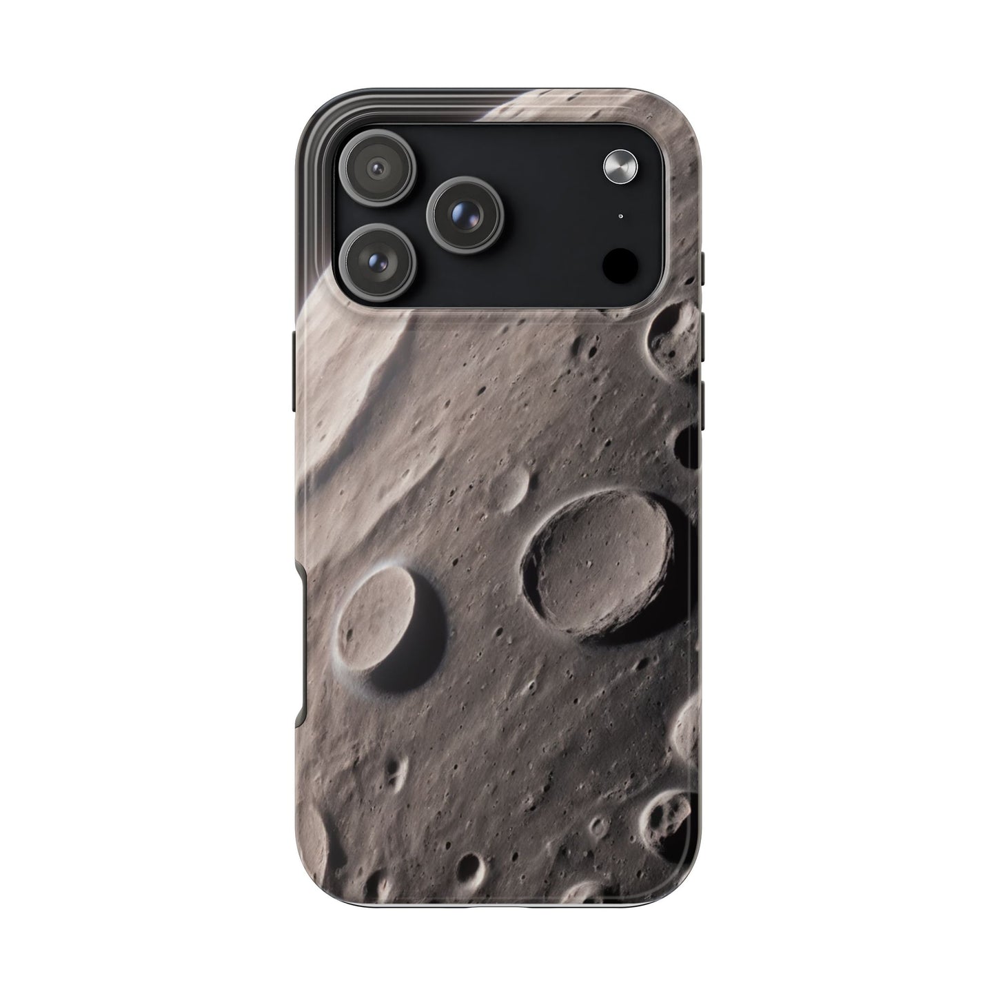 Celestial Moon Surface Tough Phone Case | Durable Space-Themed Design - for iPhone