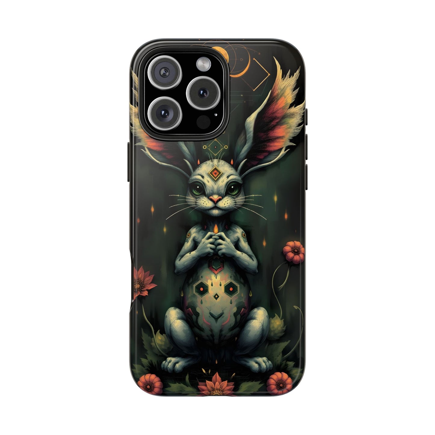 Artistic Rabbit Phone Cases - Unique and Durable Design of Mystical Bunny - for iPhone