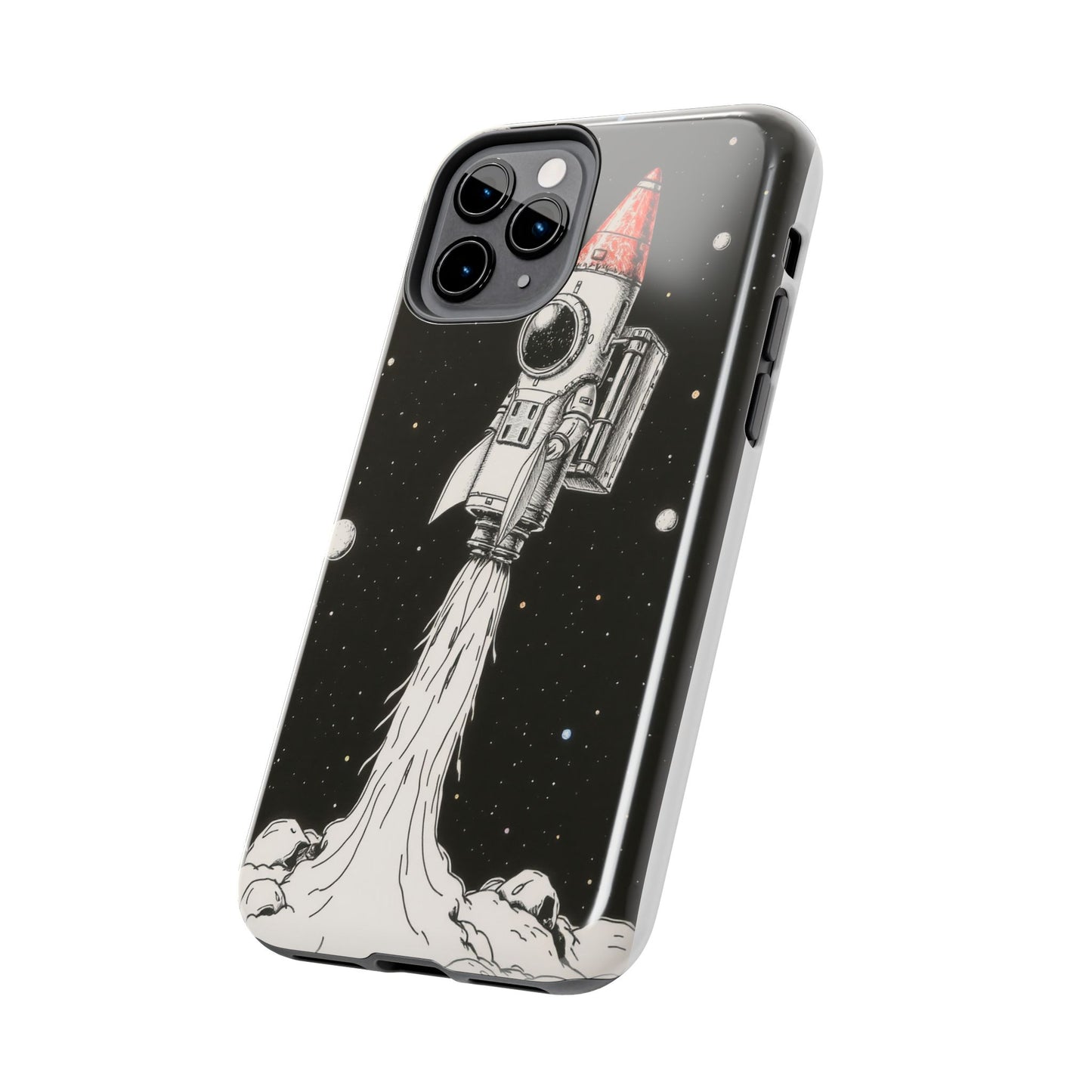 Cool Tough Phone Case for iPhone - Astro-Rocket Bond