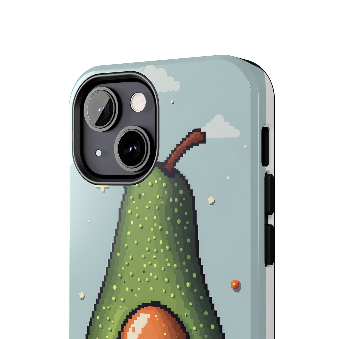 Pixel Avocado Tough Phone Case - Perfect for Foodies & Nature Lovers - for iPhone