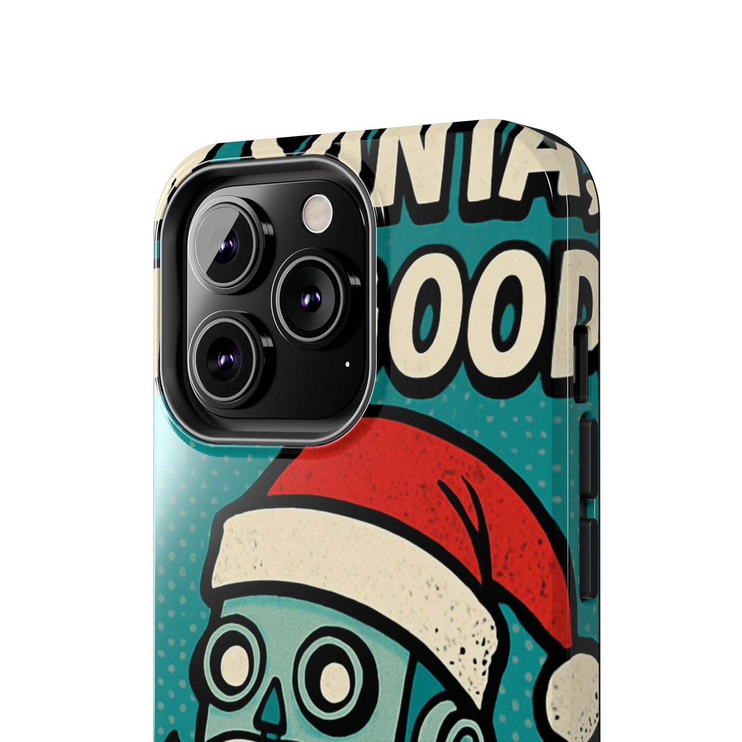 Santa Robot Phone Case - Durable Tough Design for Holidays