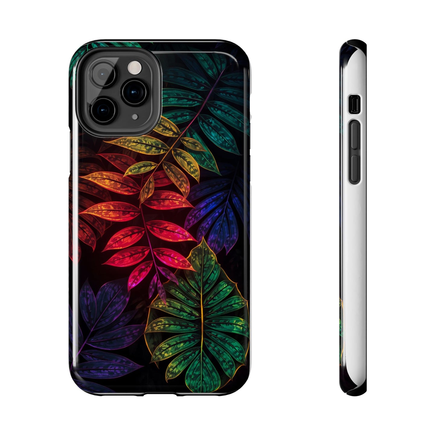 Vibrant Tropical Leaf Tough Phone Case