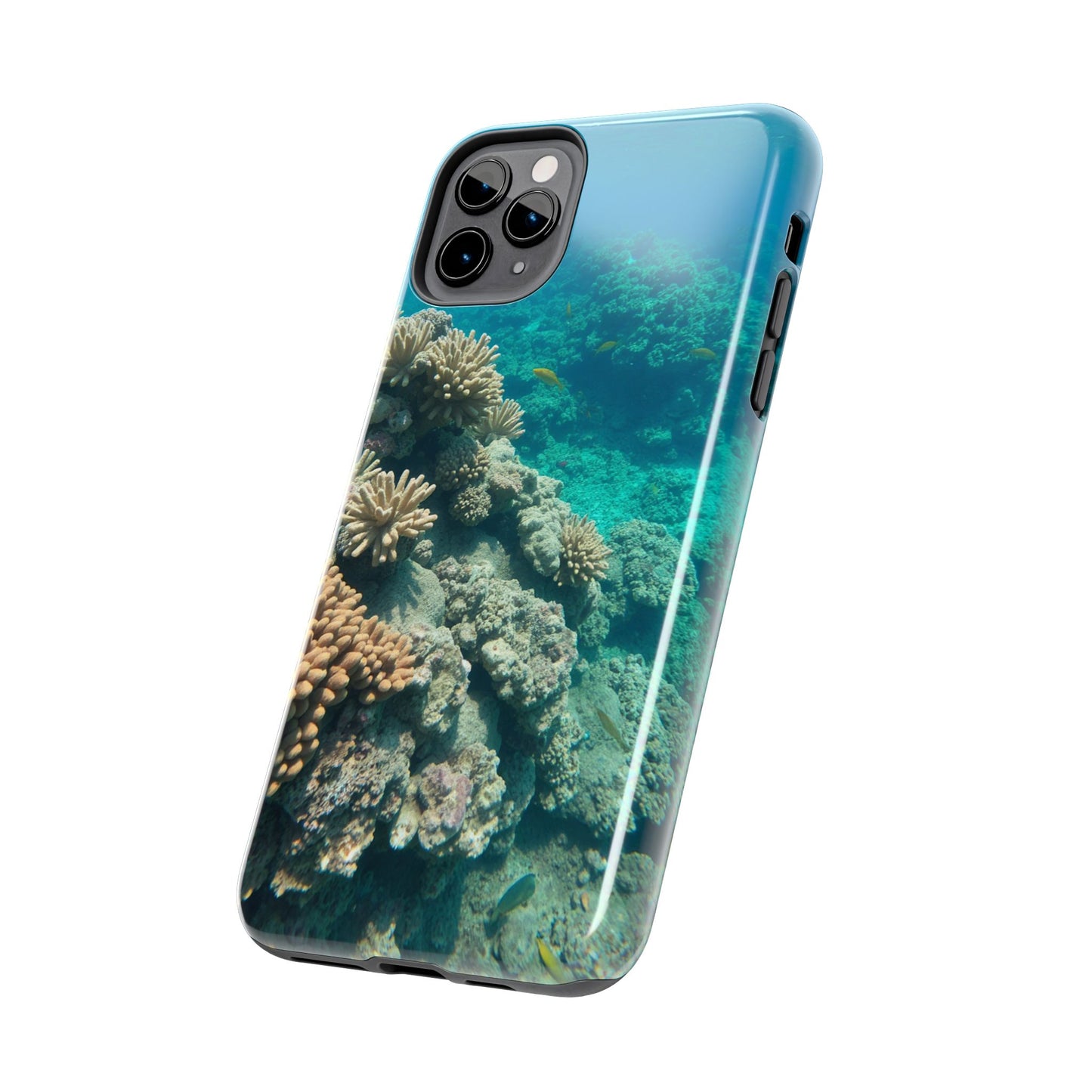 Coral Reef Tough Phone Case - Ocean Vibes Protection for Adventure Lovers