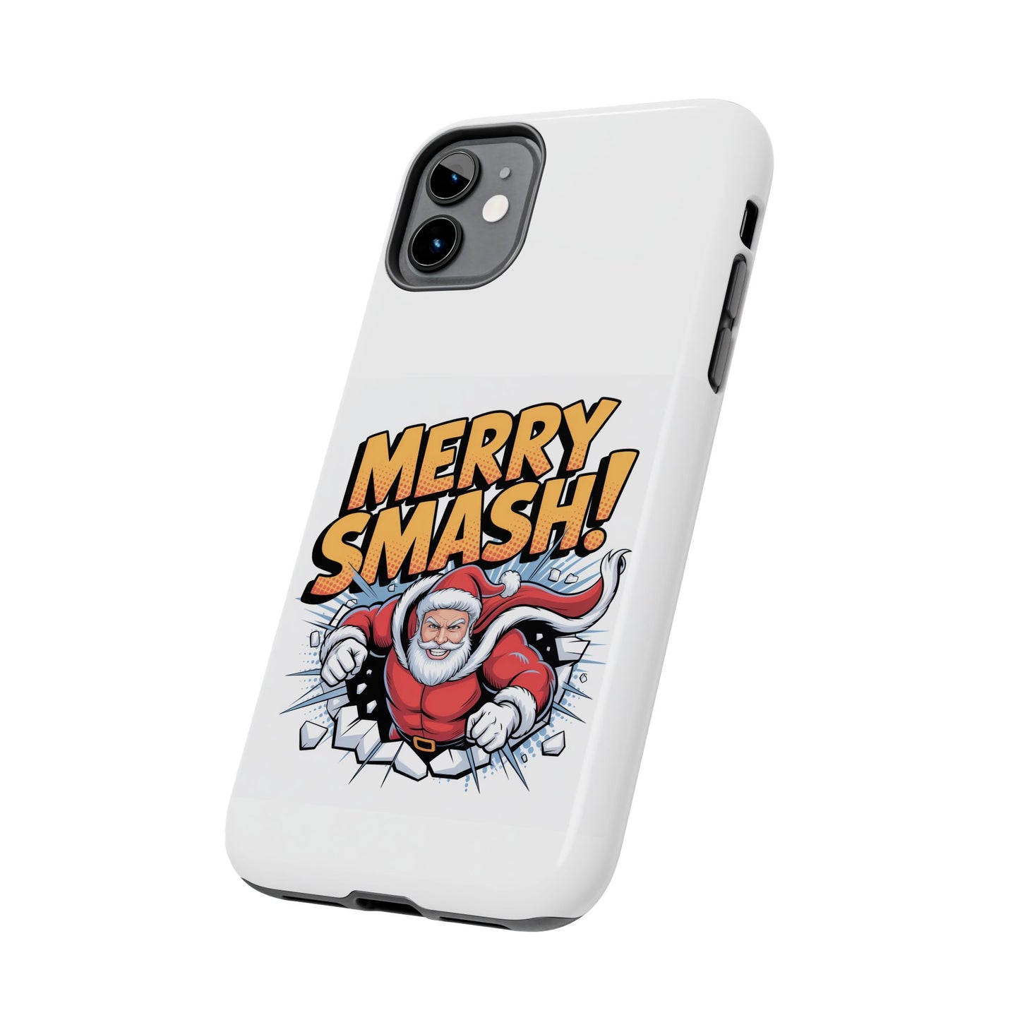 Santa Merry Smash Phone Case