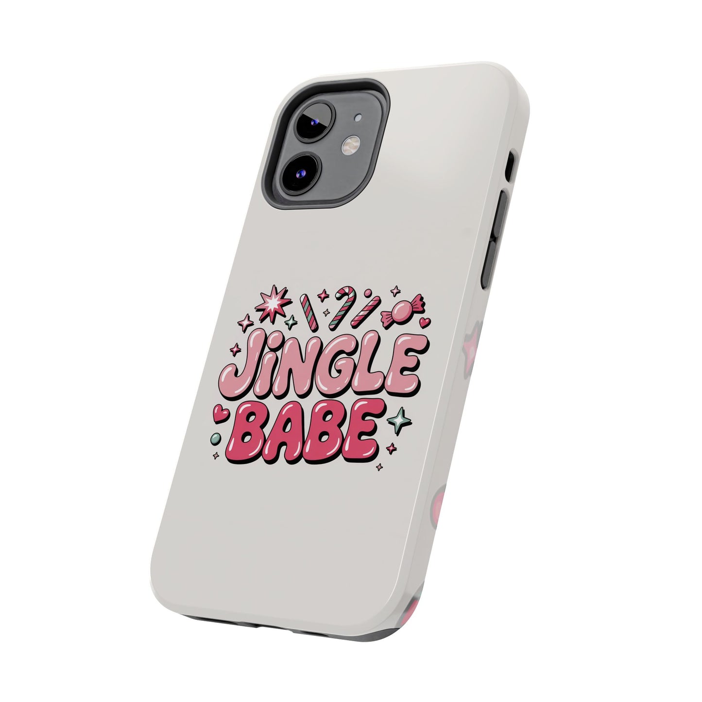 Jingle Babe Tough Phone Case - Festive Holiday Protection for Your iPhone
