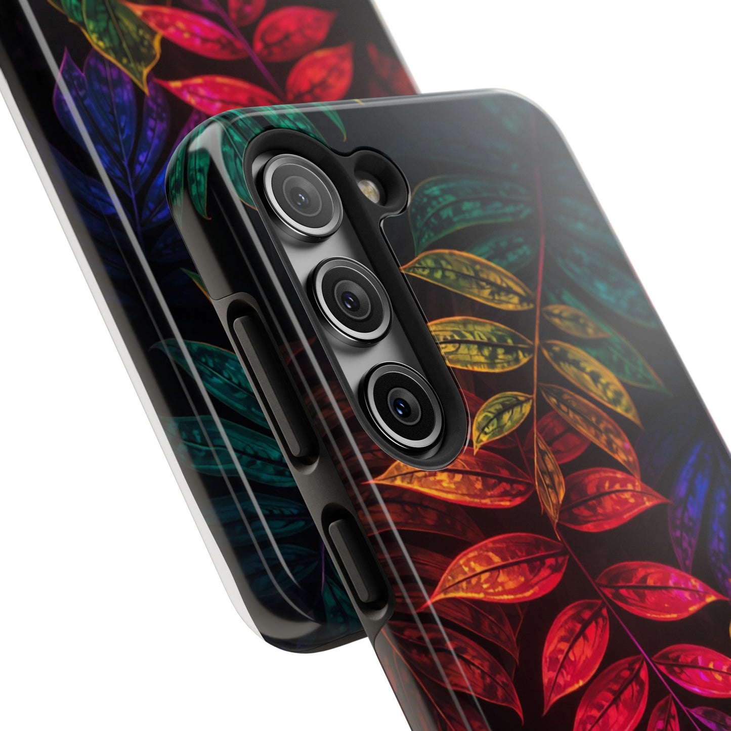 Vibrant Tropical Leaf Tough Phone Case