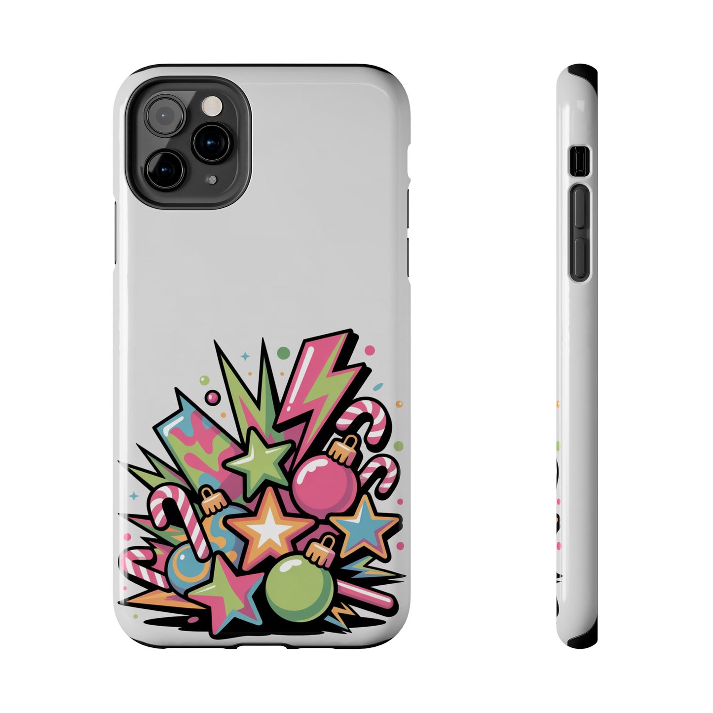 Colorful Explosion Retro Christmas Tough Phone Case