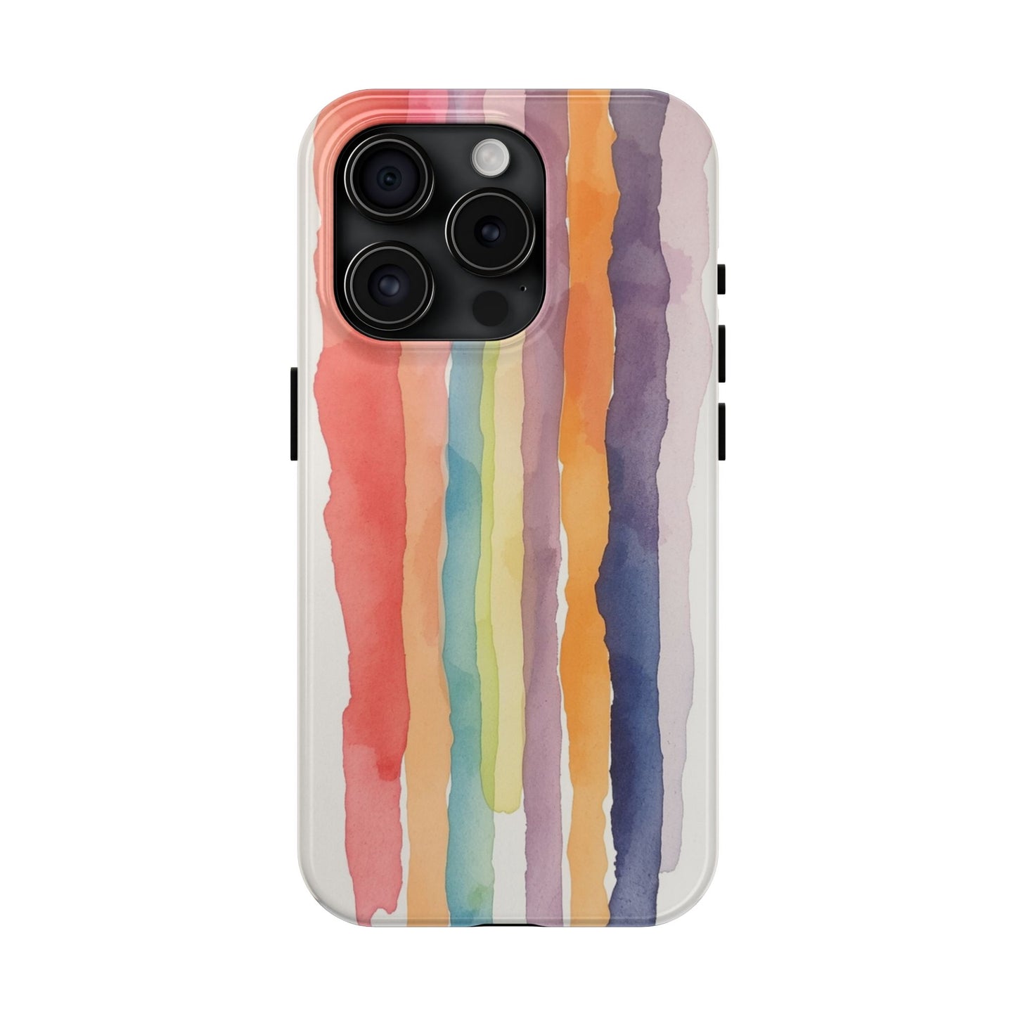 Colorful Watercolor Tough Phone Case - Stylish and Durable Cover for Creative Souls